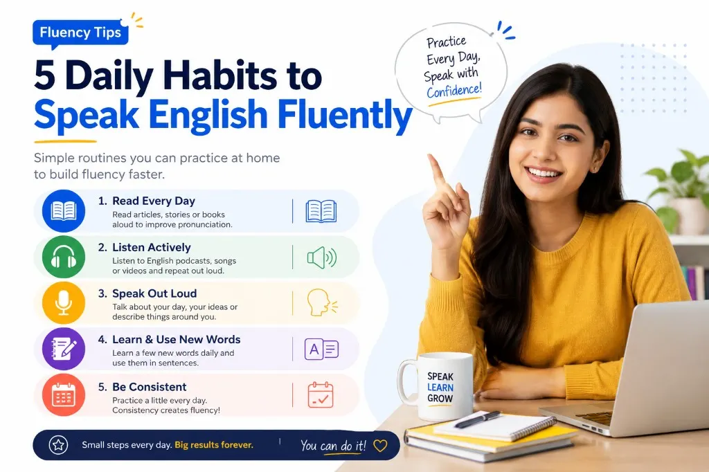 5 daily habits to speak English fluently